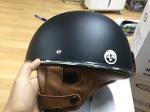 หมวกกันน็อค TDC  chopper ดำด้าน