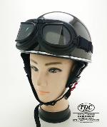 หมวกกันน็อคTDC รุ่น  chopper สีเทาบรอนซ์