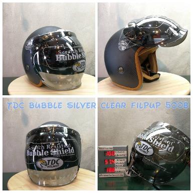 TDC ฺBubble visor สี sliver