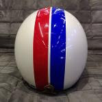 Jet white red Blue Chrome rim 3/4