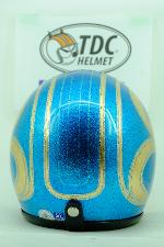 custom helmet metal felx gold leaf 