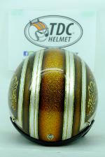 custom helmet metal felx gold leaf