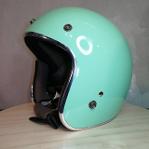 หมวกกันน็อค คลาสสิค5 เป๊ก Jet Light green Rim