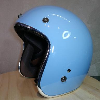 หมวกกันน็อค คลาสสิค5 เป๊ก Jet  Blue Rim