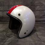 Jet white red Blue Chrome rim 3/4