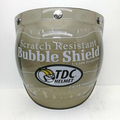 TDC bubble  visor ( สีชา)