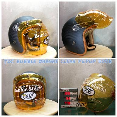 TDC ฺBubble visor สี orange