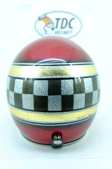 custom helmet metal felx gold leaf 