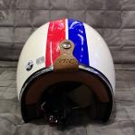 Jet white red Blue Chrome rim 3/4